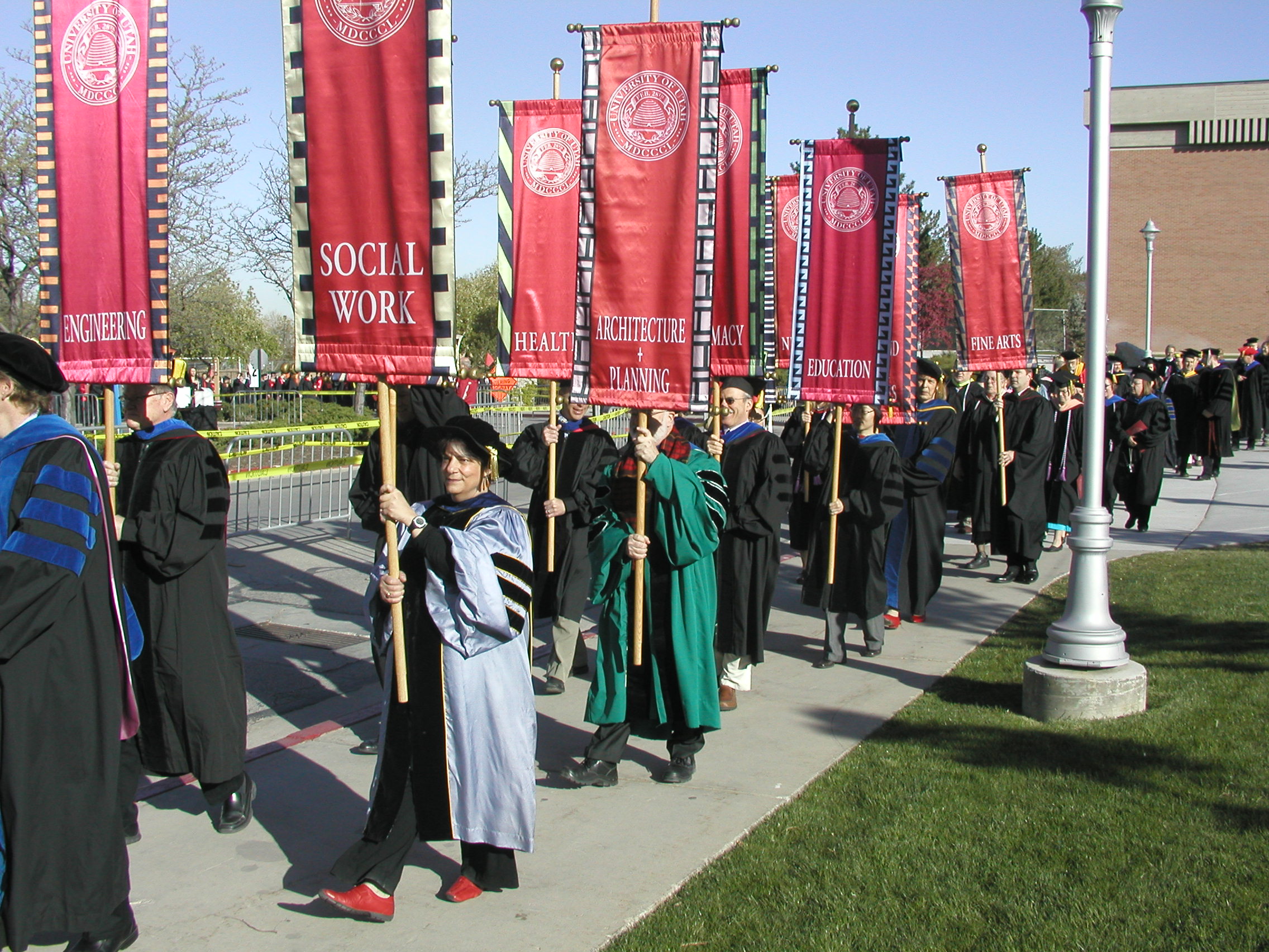 Of today's 7,034 graduates, 5,374 received bachelor's degrees; 1,770 master's; 509 are doctorates; 117 are juris doctors; 98 are doctors of medicine; and 48 are doctors of pharmacy. Of this year's graduates, 3,852 are men and 3,182 are women.