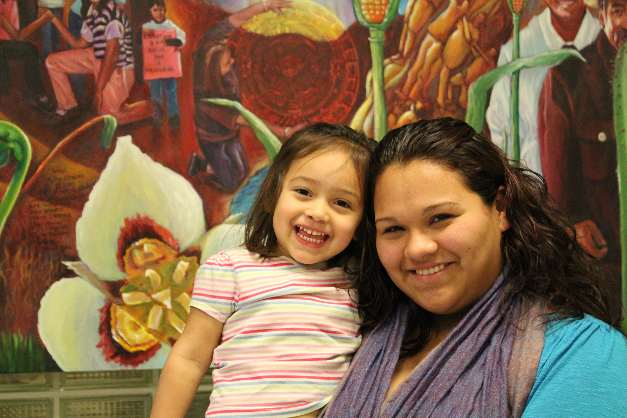 Pregnant at age 15, Aura credits her participation in Latinas Adelante with changing her life for the better.