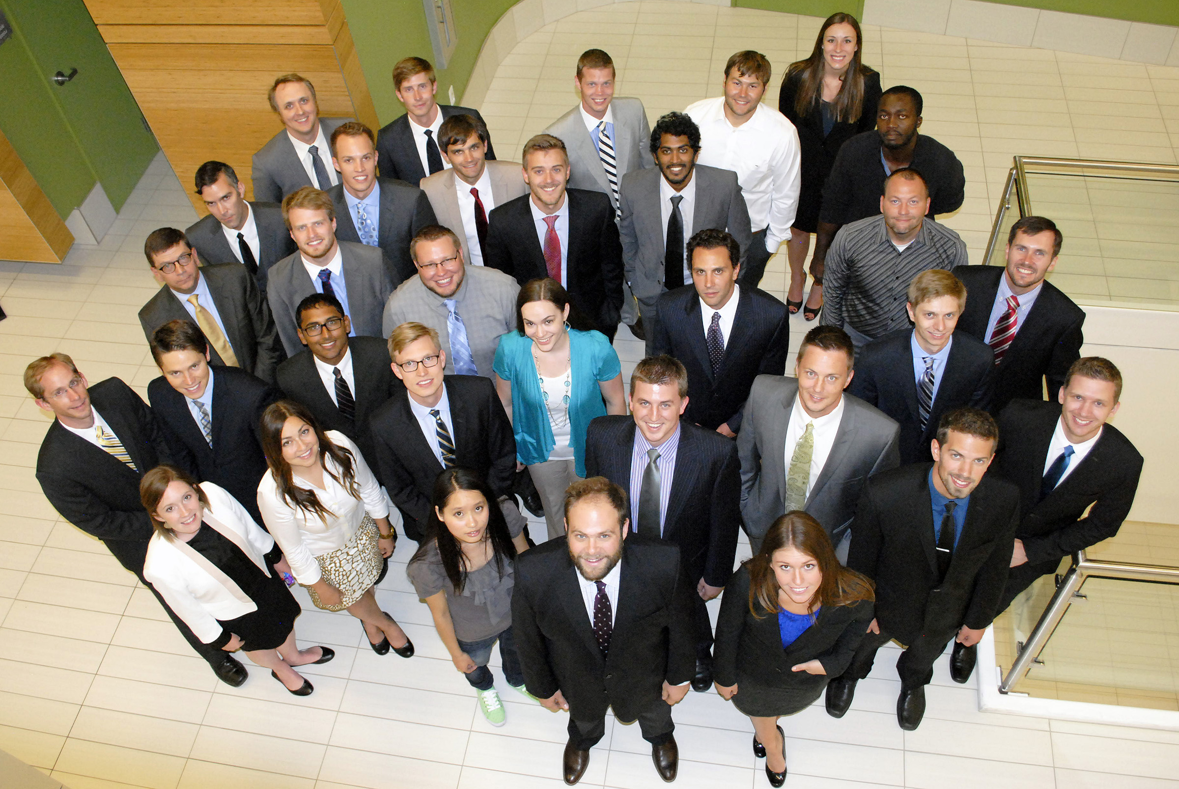 The Lassonde Entrepreneur Institute, a division of the David Eccles School of Business at the University of Utah, provides many unique programs for students from all majors. Pictured are graduate students in the Lassonde New Venture Development Center.