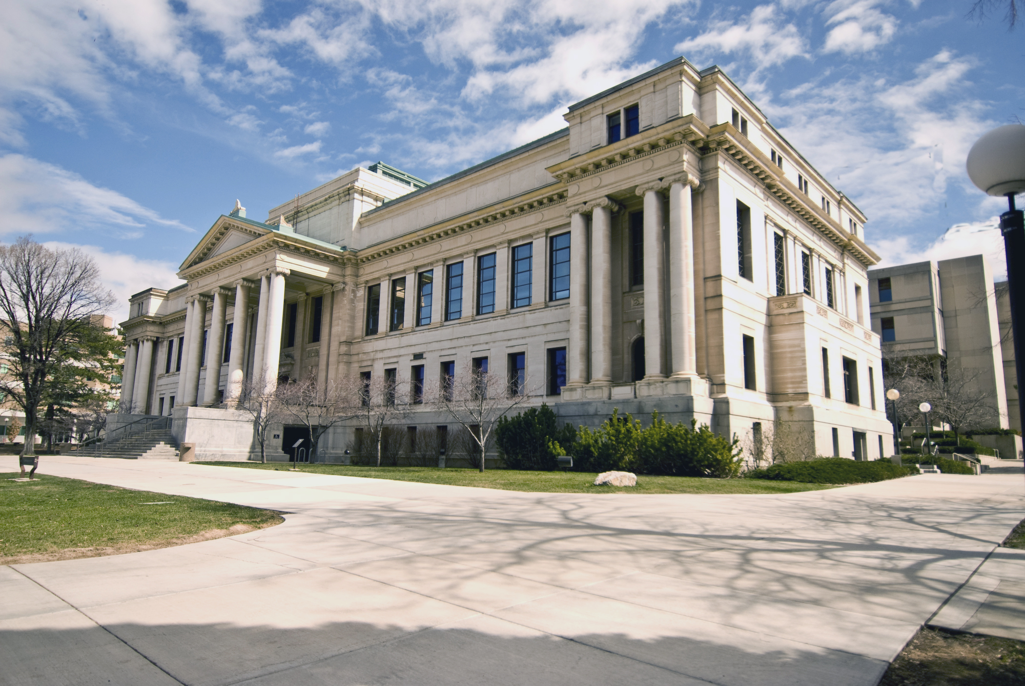 John R. Park building in Presidents Circle at the University of Utah.