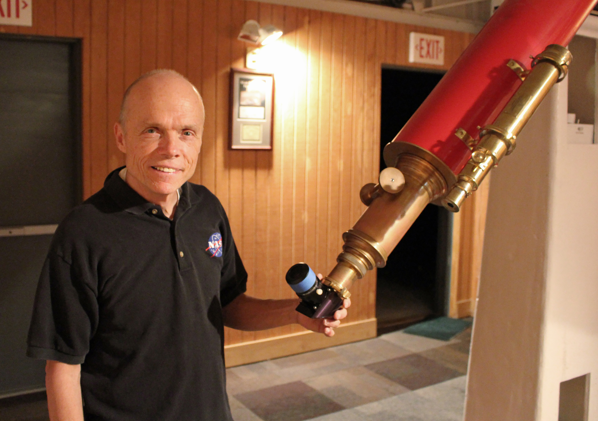 At the request of longtime Utah astronomy educator Patrick Wiggins, shown here, the International Astronomical Union this month named an asteroid that Wiggins discovered in 2008 as "Univofutah" to honor the University of Utah.