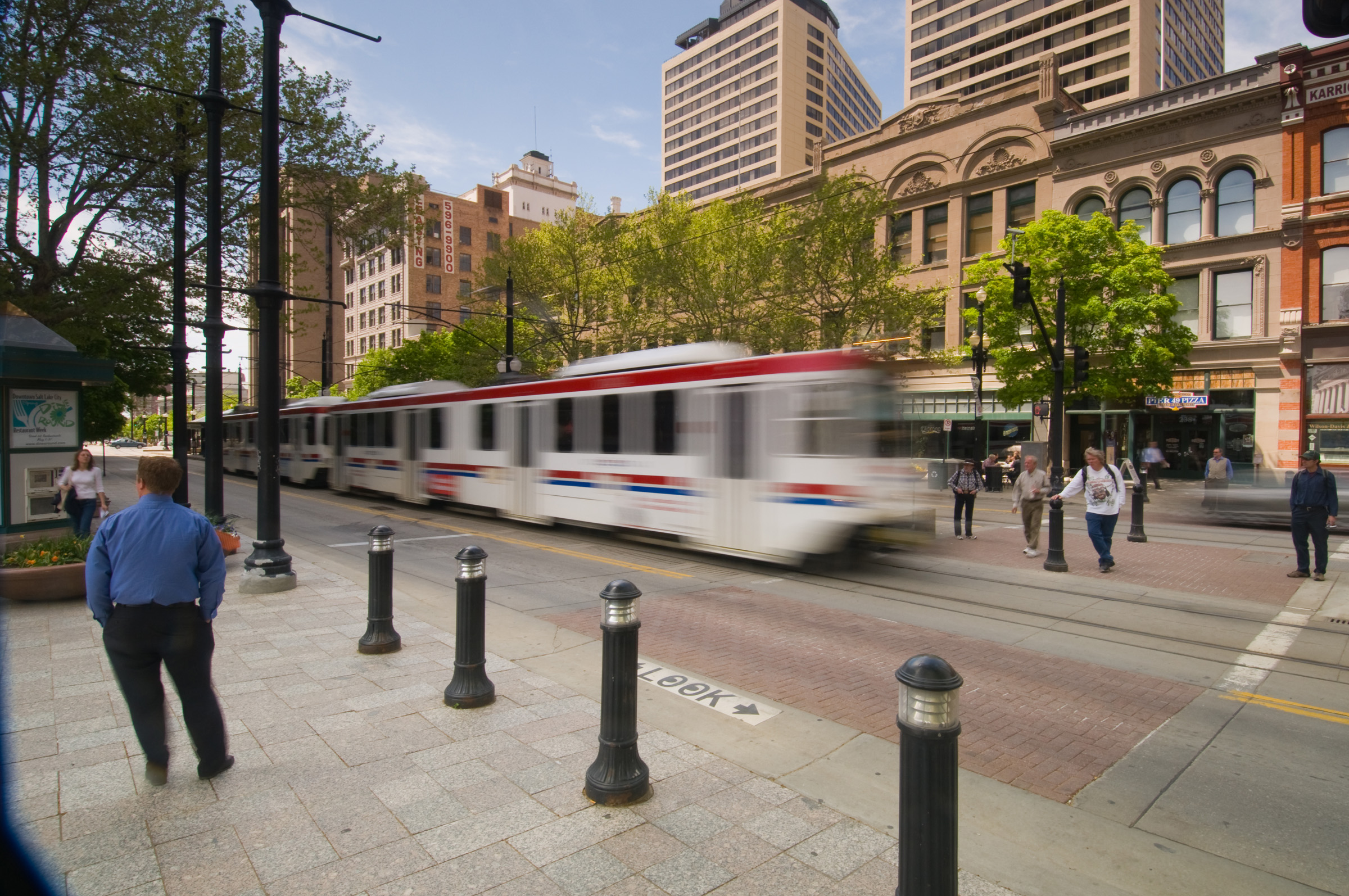 Downtown Salt Lake City, Utah.