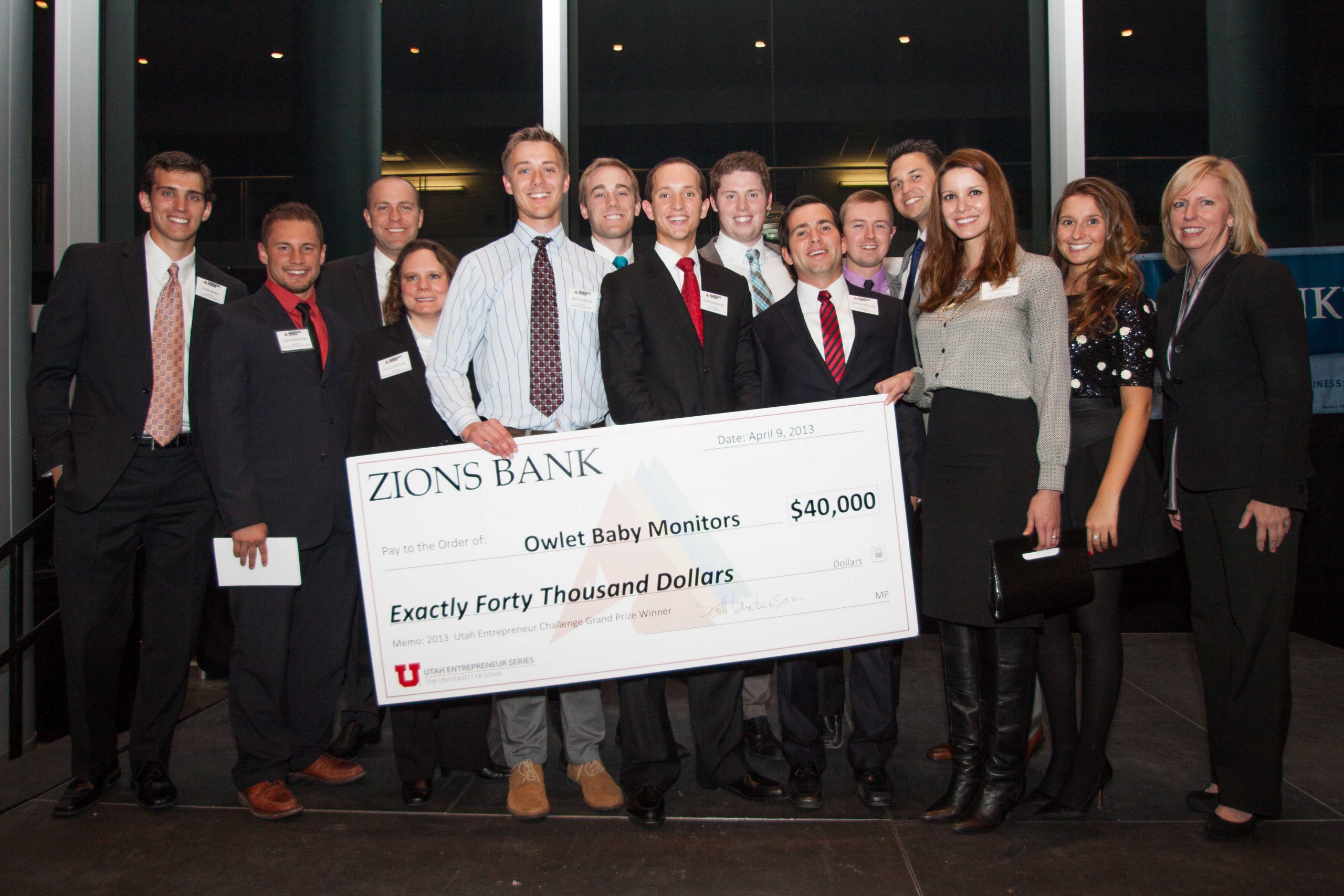 Last year, BYU students won the Utah Entrepreneur Challenge grand prize with their business plan for Owlet Baby Monitors.