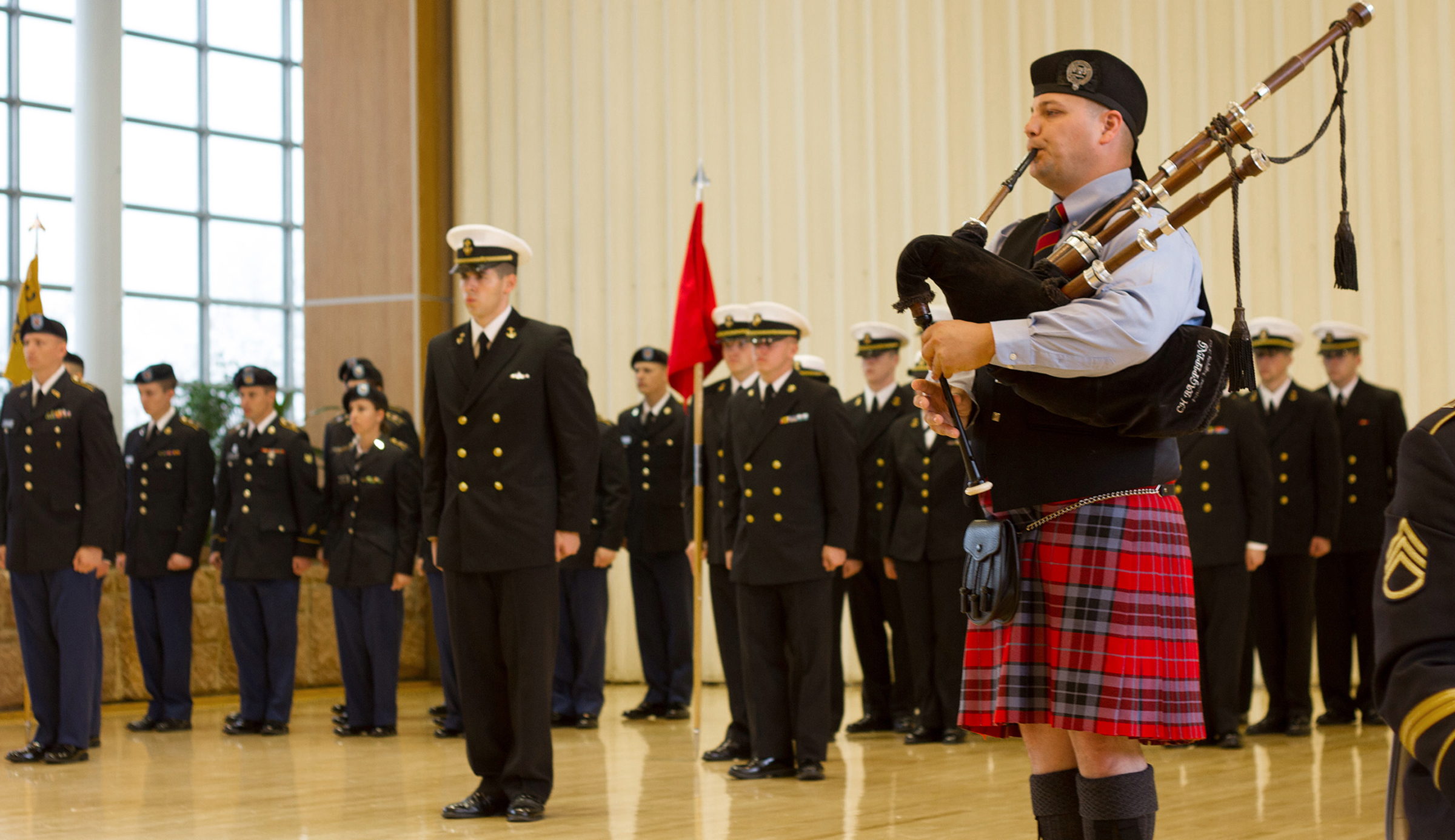 Cadets from the University of Utah’s ROTC programs honor veterans at the 2012 Veterans Day celebration. This year’s event takes place Monday, Nov. 11, 11 a.m. in the ballroom in the Union building.