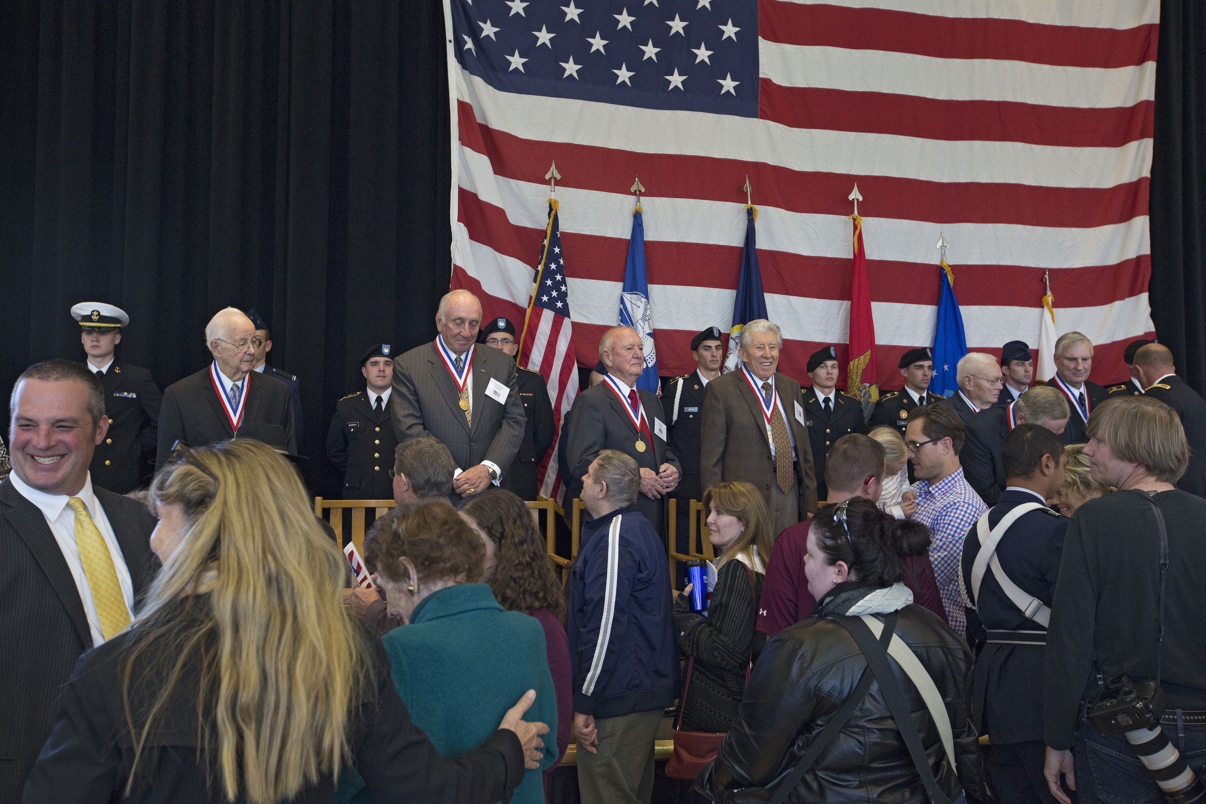 2013 Veterans Day Commemoration honorees.