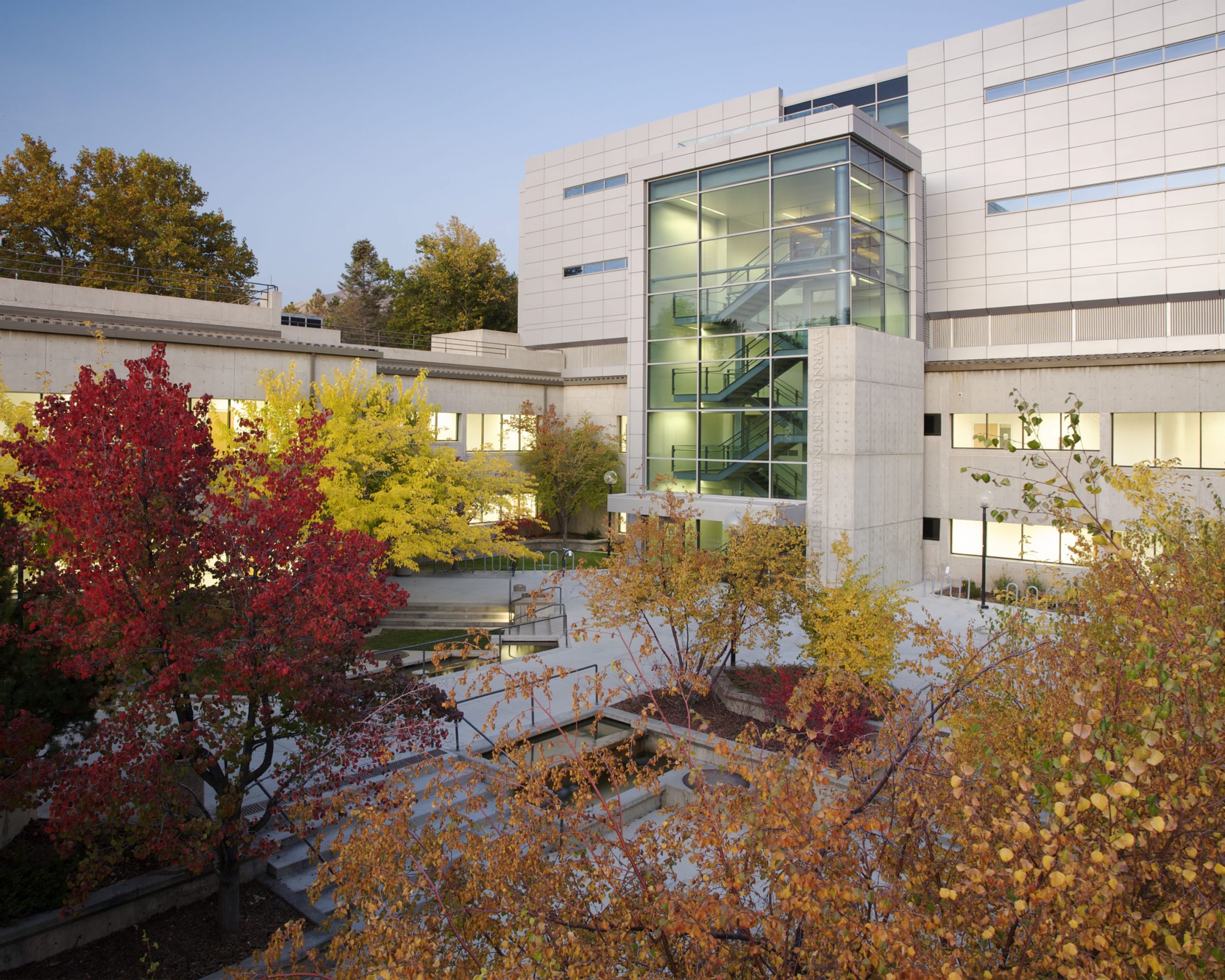 The Warnock Engineering Building, which houses the University of Utah School of Computing.