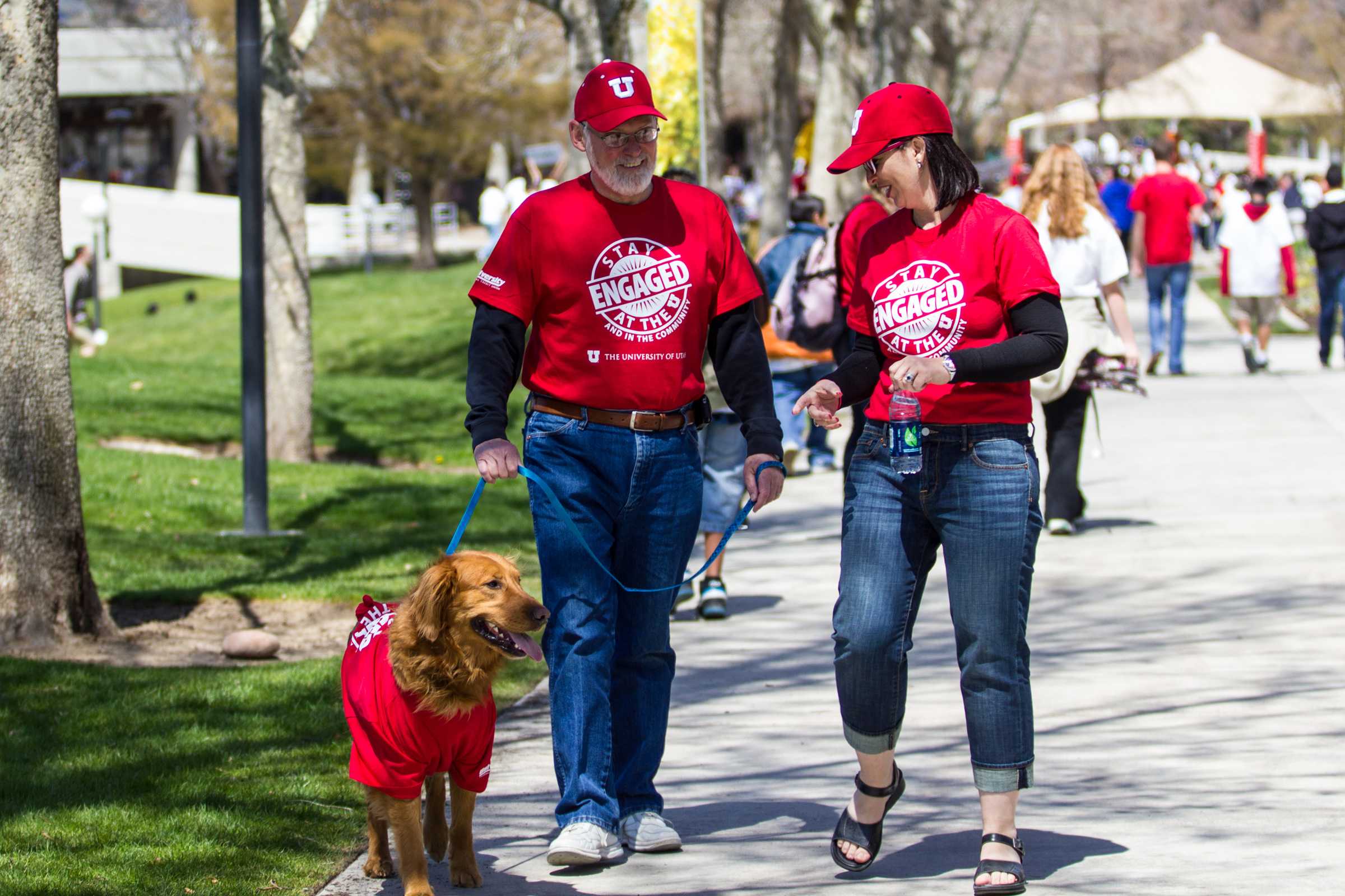 President Pershing participates in the 2013 walk-a-thon