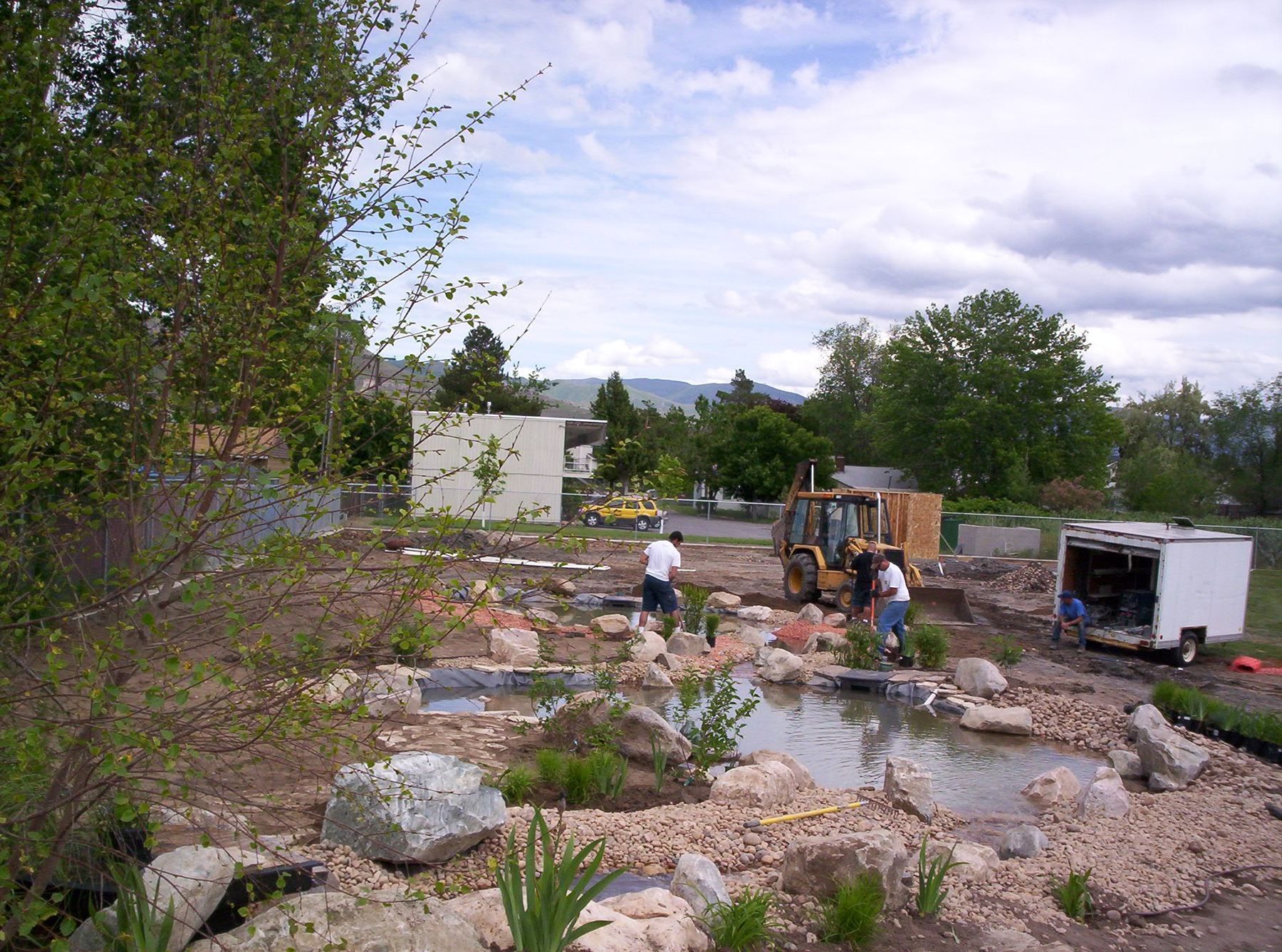 A threatened Utah fish -- the least chub -- will be introduced to these ponds at a recently constructed wetland at Salt Lake City's Escalante Elementary School. It is part of a University of Utah program that puts science graduate students into public schools to work with teachers in inspiring students to feel wonder and passion about nature.